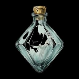 A glass bottle from the collection