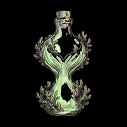A glass bottle from the collection