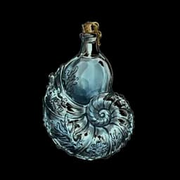 A glass bottle from the collection