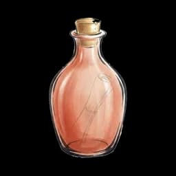 A glass bottle from the collection
